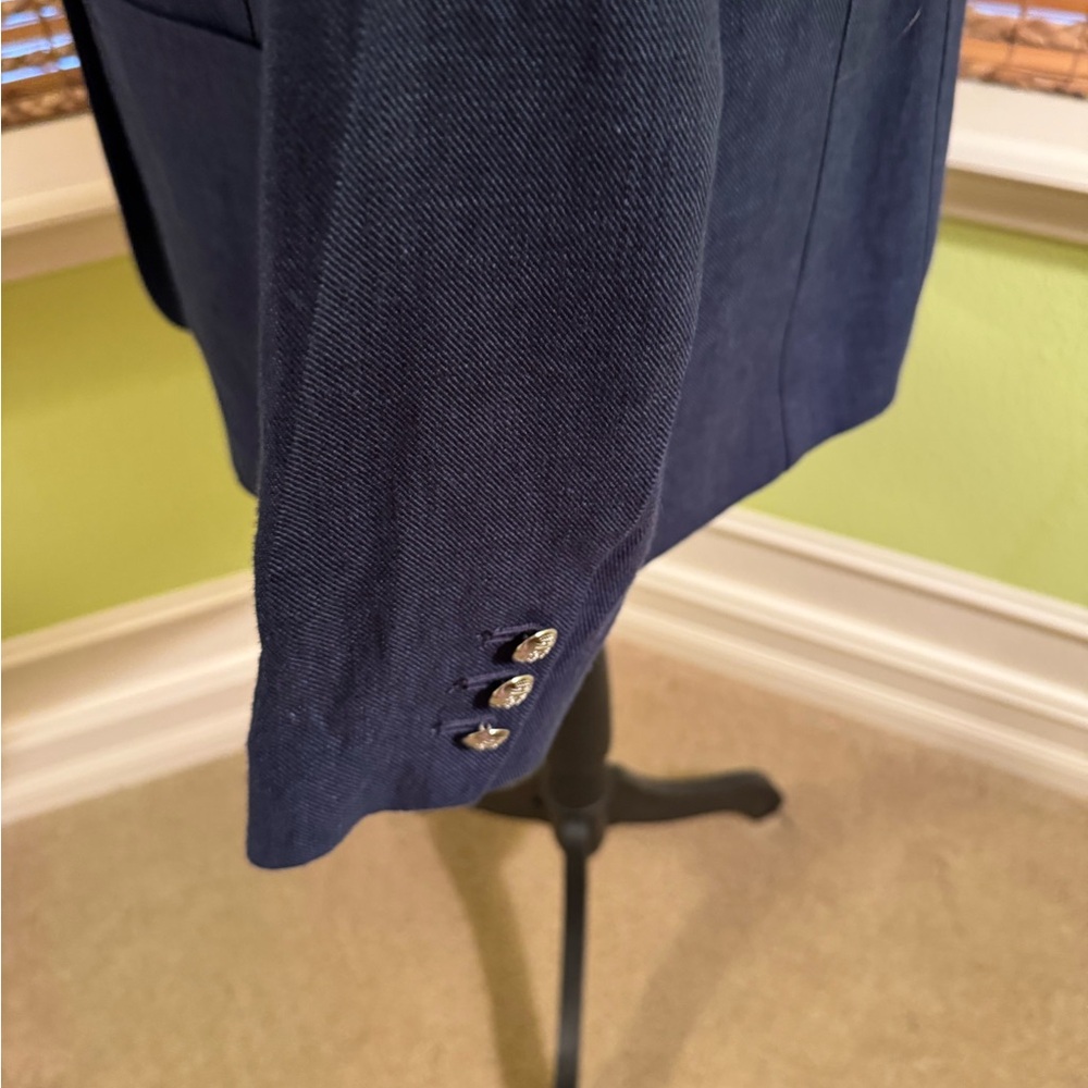 Talbots Navy Blazer with Single Button - image 3